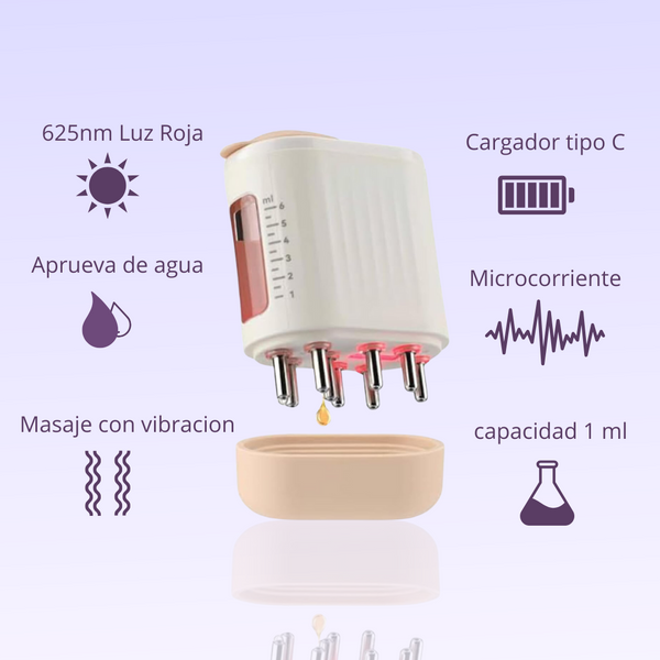 Estimulador crecimiento con terapia de luz roja